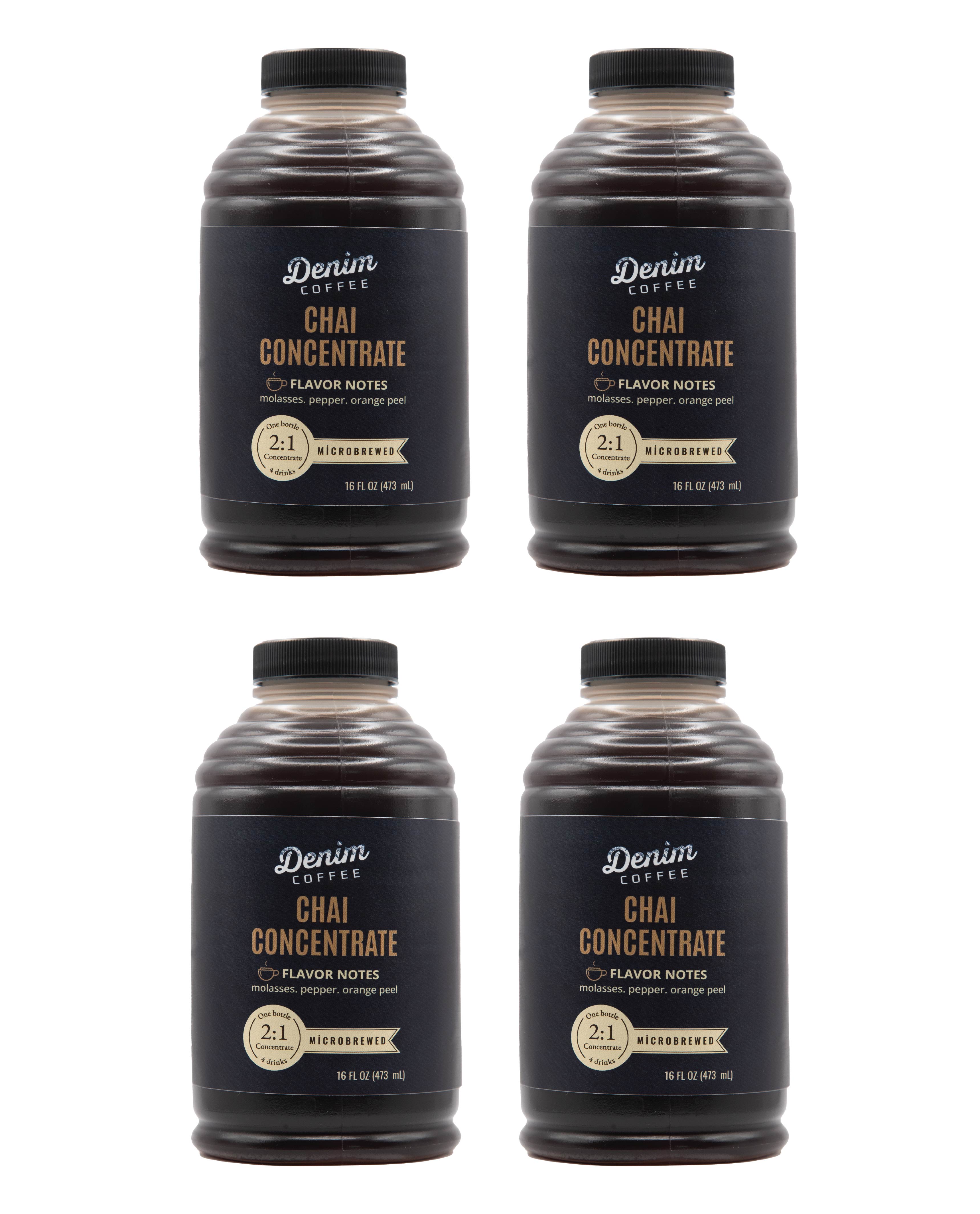Denim Coffee Chai Concentrate - 16oz