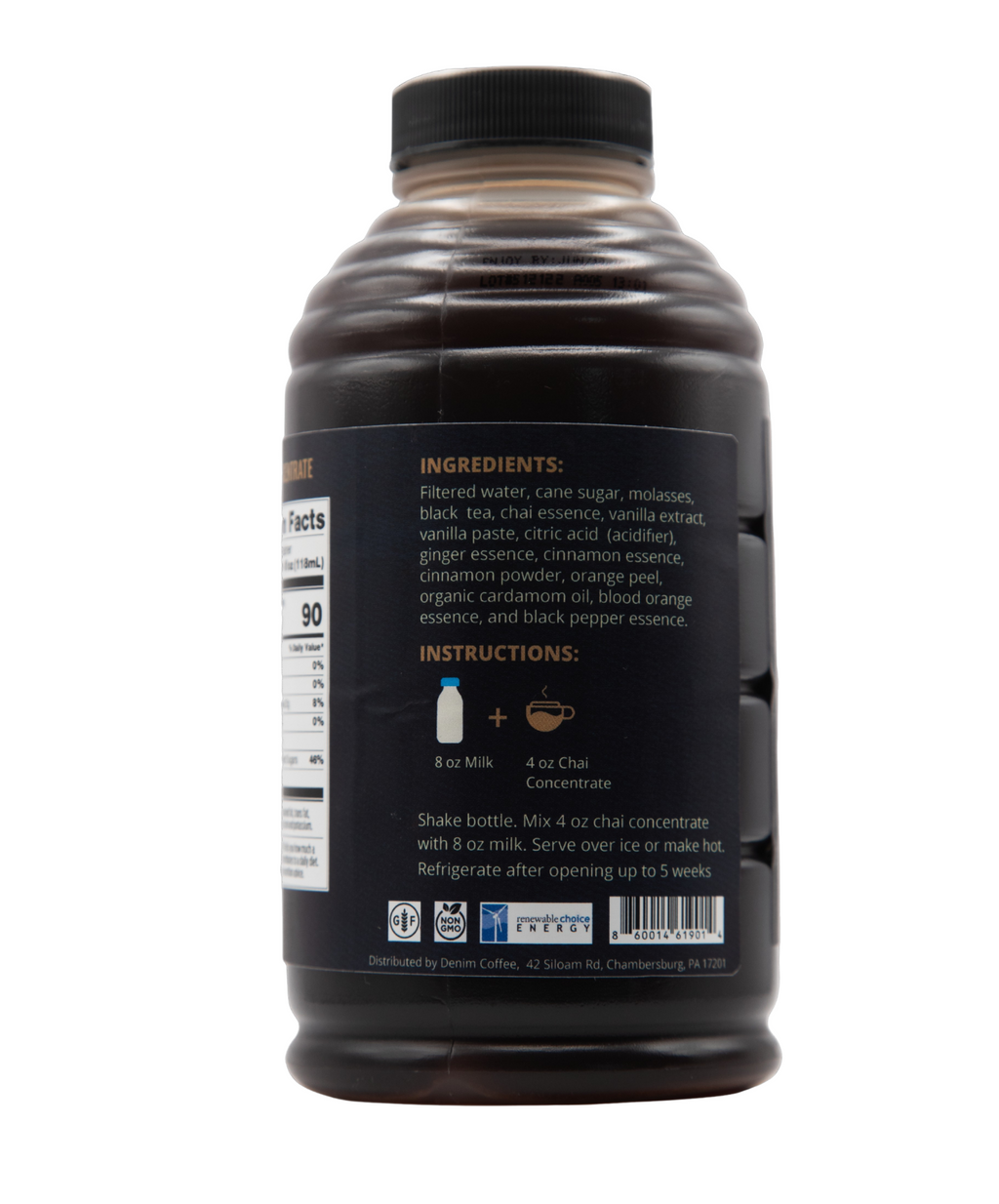 Denim Coffee Chai Concentrate - 16oz
