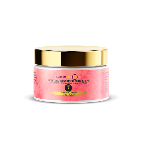 Step 2: Moisture Infusion Styling Creme (For Loose Curls)